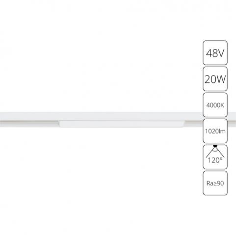 Магнитный трековый светильник Arte Lamp Linea 4000К A4663PL-1WH