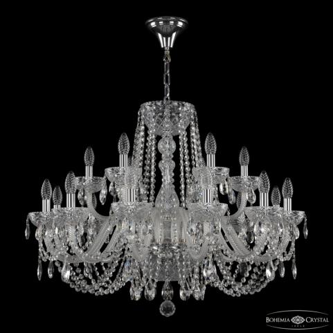 Люстра Bohemia Ivele Crystal 5402/12+6/300 Ni Clear/M-1F