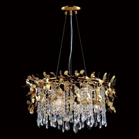 Подвесной светильник Crystal Lux ROMEO SP6 GOLD D600