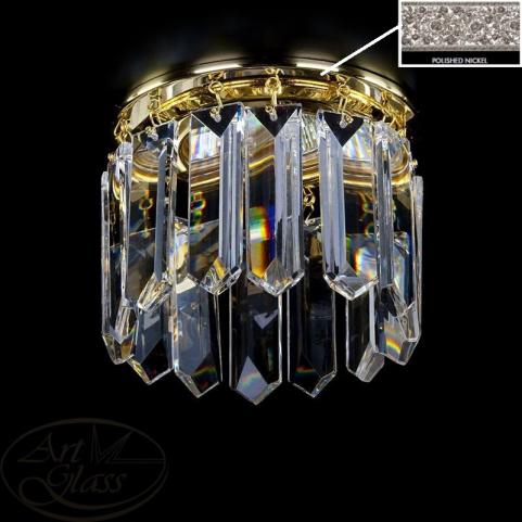 Точечный светильник Art Glass SPOT 21 NICKEL CE
