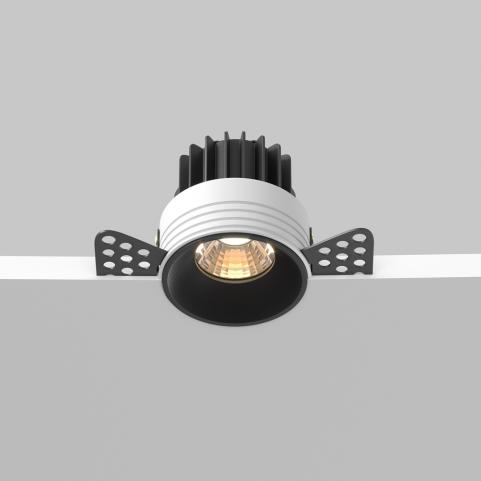 Точечный светильник Maytoni Technical Downlight 3000K Round DL058-7W3K-TRS-B