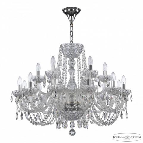 Люстра Bohemia Ivele Crystal 5402/12+6/300 Ni Clear/M-1F