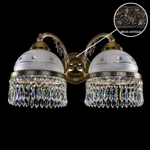 Бра Art Glass KARAT II. BRASS ANTIQUE CE