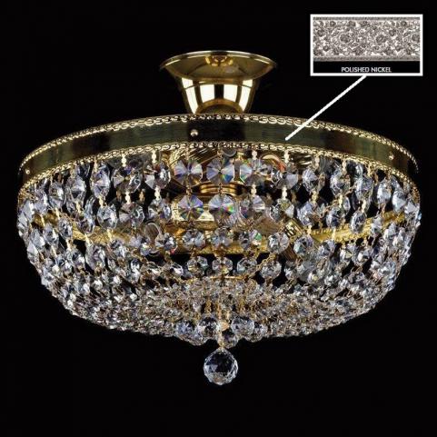 Люстра Art Glass GERTA DIA 350 NICKEL SP