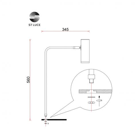 ST Luce Настольный светильник ST-Luce Arper SL1006.404.01