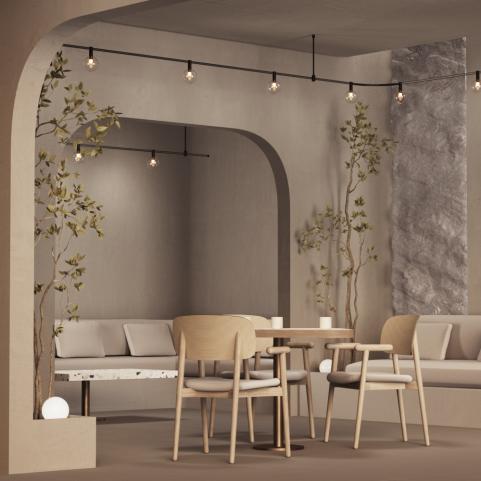 Трековый светильник Maytoni Technical 3000К  Bubble TR205-1-3W3K-B