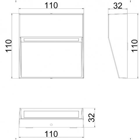 Подсветка для лестниц Maytoni Mane O047SL-L3W3K