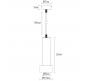 Светильник подвесной Arte Lamp Ran A3147SP-1PB