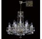 Люстра Art Glass COURTNEY XII. VA-PE LIGHT PATINA CE