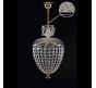 Подвесной светильник Art Glass VIVIEN III. CHAIN NICKEL CE