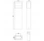 Уличный фонарь Arte Lamp Liverpool A1326PA-1BK