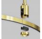 Шинопровод Maytoni Flarity TRX154-SR-D650-BS, магнитный модульный полукруг, латунь 650мм