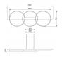 Светильник подвесной Arte Lamp Fluido A3913SP-24BK