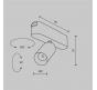 Трековый светильник Maytoni Focus LED Radity 3000K TR103-1-5W3K-M-W
