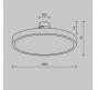 Трековый светильник Maytoni Technical Flarity 3000K Plato TR153-1-10W3K-B