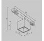 Трековый светильник Maytoni Technical Exility 2700-6000K Dim Smart Alfa S TR133-4-7W-DS-BS
