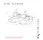 Точечный светильник Stellanova Maia Duo гипсовый SN 020
